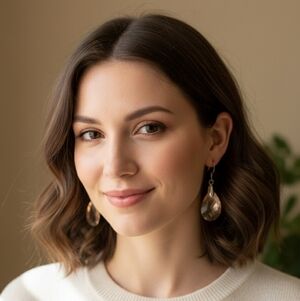 Fashion Jewelry Elegant Silver and Gold Teardrop Earrings (New)